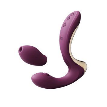 Вібратор-пульсатор з вакуумною насадкою Zalo &ndash; Talis G-Spot PulseWave Vibrator Velvet Purple
