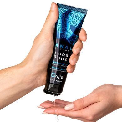 Анальна змазка Orgie Lube Tube Anal Comfort, 100 мл, водна основа, імітація силікону