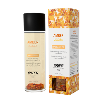 Розпродаж!!! Масажна олія EXSENS Amber Jojoba (гармонізує, з бурштином) 100мл (термін 07.2025)