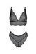 Комплект Passion AMBERLY SET black, L/XL, бралет і трусики бразиліана