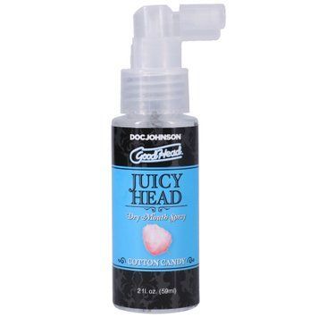 Зволожувальний спрей оральний Doc Johnson GoodHead &ndash; Juicy Head Dry Mouth Spray &ndash; Cotton Candy 59мл
