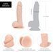 Реалістичний фалоімітатор на присосці ADDICTION &mdash; Mark 7,5&Prime; Dildo With Balls, Beige