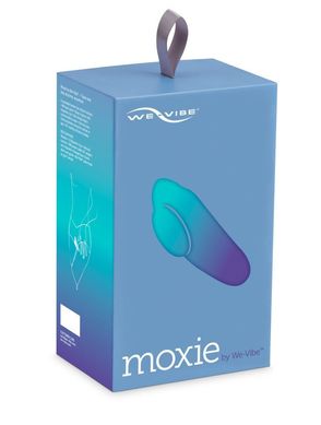 Смарт-вибратор в трусики We-Vibe Moxie Aqua с пультом ДУ