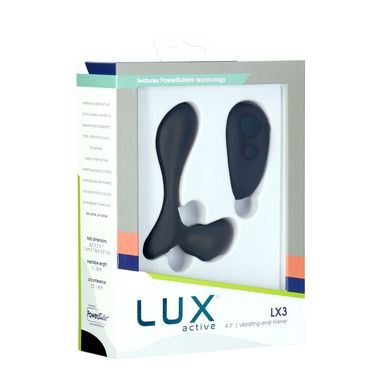Вибромассажер простаты Lux Active LX3 Vibrating Anal Trainer, пульт ДУ