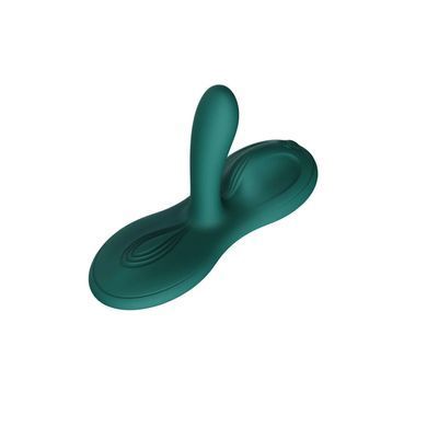 Sit-on-top смарт-вібратор Zalo &ndash; Flora Smart Vibrating Pad Turquoise Green, 9 моторів