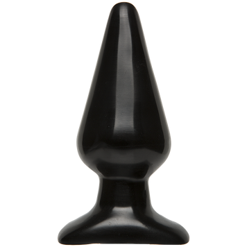 Анальна пробка Doc Johnson Smooth Classic Large - Black, макс. діаметр 5,7 см