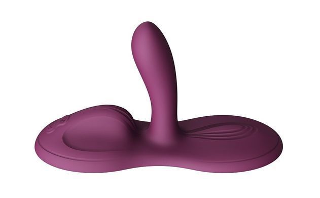 Sit-on-top смарт-вібратор Zalo &ndash; Flora Smart Vibrating Pad Velvet Purple, 9 моторів