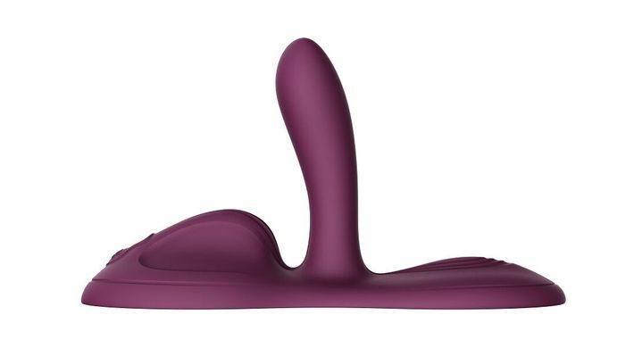 Sit-on-top смарт-вібратор Zalo &ndash; Flora Smart Vibrating Pad Velvet Purple, 9 моторів