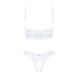 Еротичний комплект Obsessive Heavenlly 2-pcs cupless set XL/2XL, відкриті груди, з доступом