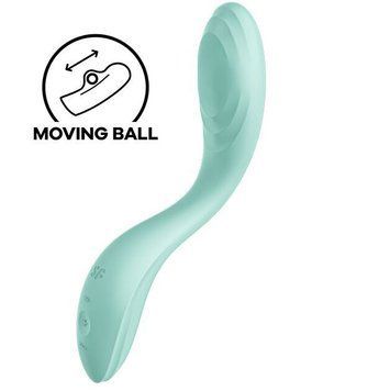 Вібратор із перлинною стимуляцією точки G Satisfyer Rrrolling Pleasure Mint (м'ята упаковка!!!)