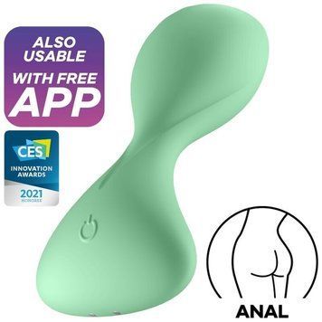 Анальна смарт-пробка з вібрацією Satisfyer Trendsetter Green