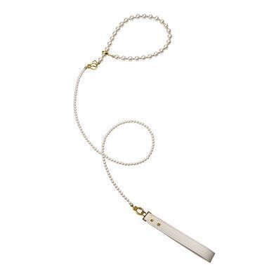 Перлинний набір для фіксації LOCKINK Pearl Bondage & Restraint Set, наручники, поножі, повідець