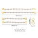 Перлинний набір для фіксації LOCKINK Pearl Bondage & Restraint Set, наручники, поножі, повідець
