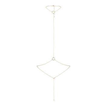 Ланцюжок на шию і пояс Bijoux Indiscrets Magnifique I Body Chain - Gold, прикраса на тіло