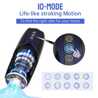 Інтерактивний смарт мастурбатор Magic Motion Xone, імітація фрикцій, 10 режимів, кнопка турбо