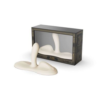 Sit-on-top смарт-вібратор Zalo &ndash; Flora Smart Vibrating Pad Ivory White, 9 моторів
