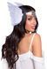 Пов&rsquo;язка на голову з крилами Leg Avenue Feather headband White, пір&rsquo;я та натуральна шкіра