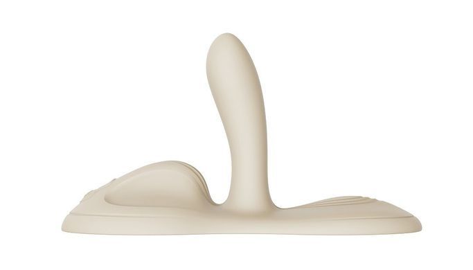Sit-on-top смарт-вібратор Zalo &ndash; Flora Smart Vibrating Pad Ivory White, 9 моторів