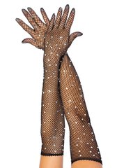 Довгі рукавички Leg Avenue Rhinestone opera length gloves