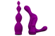 Насадки для двостороннього вібратора Adrien Lastic AD-2X - Anal set