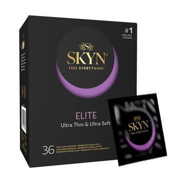 Безлатексні преміум-презервативи SKYN Elite 36 шт, ультратонкі