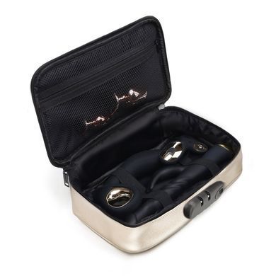 Кейс для іграшок Dorcel DISCREET BOX LUXURY GOLD, кодовий замок, 27&times;16&times;7,62 см