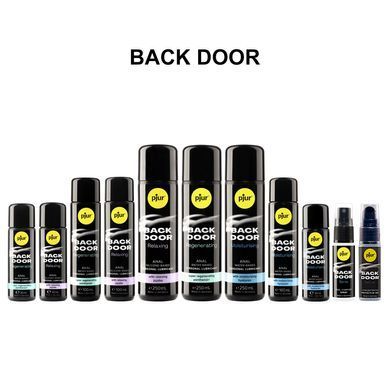 Анальний лубрикант pjur BACK DOOR Moisturising 100 мл, на водній основі, з гіалуроном, ефект силікону