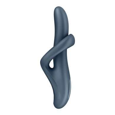 Вібратор з ротацією Satisfyer Heat Flex 4 Grey, підігрів до 39&deg;C
