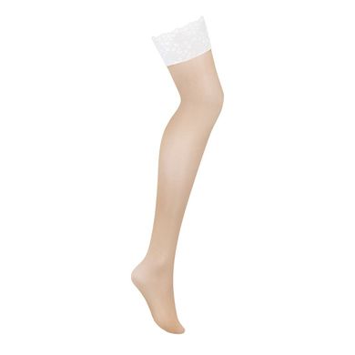 Чулки Obsessive Heavenlly stockings M/L, широкая резинка