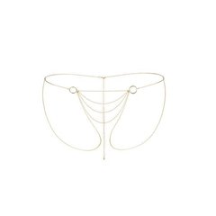 Цепочка-трусики Bijoux Indiscrets Magnifique Bikini Chain – Gold, украшение для тела
