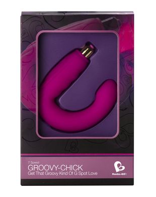 (SALE) Стимулятор клитора и точки G Rocks Off Groovy-Chick 7 Pink