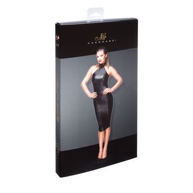 Сукня-олівець з мокрим ефектом Noir Handmade F160 Powerwetlook pencil dress, M