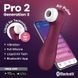 Вакуумний кліторальний стимулятор Satisfyer Pro 2 Generation 3 with Liquid Air Connect App Wіnе Red