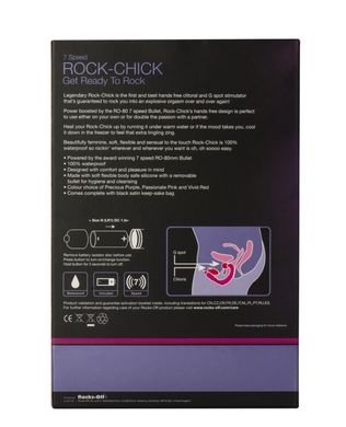 Стимулятор клитора и точки G Rocks Off Rock-Chick 7 Red