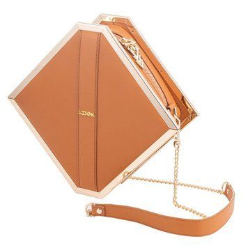 Сумка для секс-іграшок LOCKINK Mysterious Square Kink Bag, коричнева, набір для бондажу в комплекті