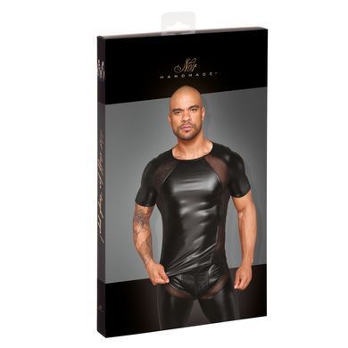 Футболка з мокрим ефектом Noir Handmade H056 Men's T-shirt made of powerwetlook, XL