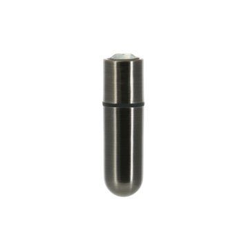 Віброкуля PowerBullet First-Class Bullet 2.5&Prime; з Key Chain Pouch, Gun Metal, 9 режимів вібрації