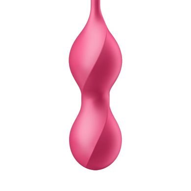 Вагинальные шарики с вибрацией Satisfyer Love Birds 2 Connect App Red