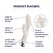 Вибратор-кролик Satisfyer Spinning Rabbit 1 Beige