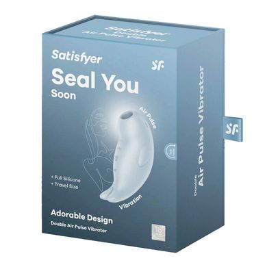 Вакуумный клиторальный стимулятор с вибрацией Satisfyer Seal You Soon