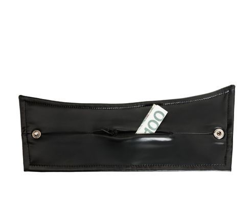 Чоловічі браслети з потайним гаманцем Noir Handmade H075, пара, під латекс, потайна блискавка