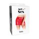 Сексуальная виниловая юбка Art of Sex - Stella, размер XS-M, цвет красный