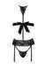 Комплект Kissable Bondage Kiss Set Black L/XL