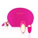 Виброяйцо Rianne S: Pulsy Playball Deep Pink с вибрирующим пультом Д/У, косметичка-чехол