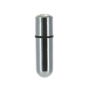 Віброкуля PowerBullet First-Class Bullet 2.5&Prime; with Key Chain Pouch, Silver, 9 режимів вібрації
