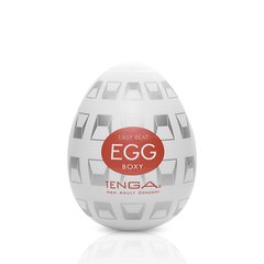Мастурбатор-яйце Tenga Egg Boxy з геометричним рельєфом