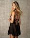 Бебі-дол Obsessive Donarella babydoll & thong, XL/2XL, мереживний ліф, чокер та стрінги в комплекті