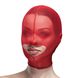 Маска сітка із відкритим ротом Feral Feelings - Hood Mask Red