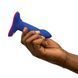 Фалоімітатор Fun Factory LIMBA FLEX S, синій, гнучкий, з ефектом пам&rsquo;яті, підходить для точки G