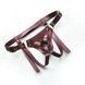Трусики для страпона Strap-On-Me Harness Generous Blue, One Size, штучна шкіра, регульовані ремені, змінні кріплення для дилдо